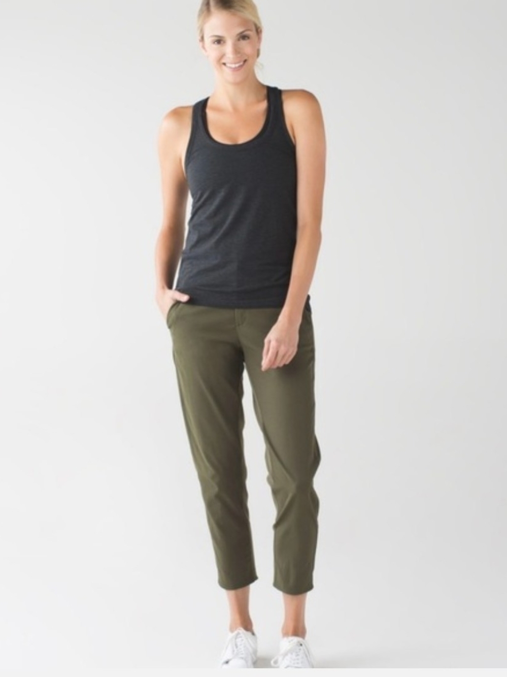 &Go Lululemon Cirr Trek Trouser Pants Olive Green Size 6